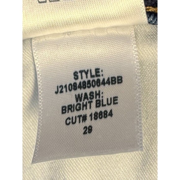 VERONICA BEARD Beverly Skinny Flare High Rise Jeans Bright Blue Wash Denim 29x31 - Picture 11 of 14